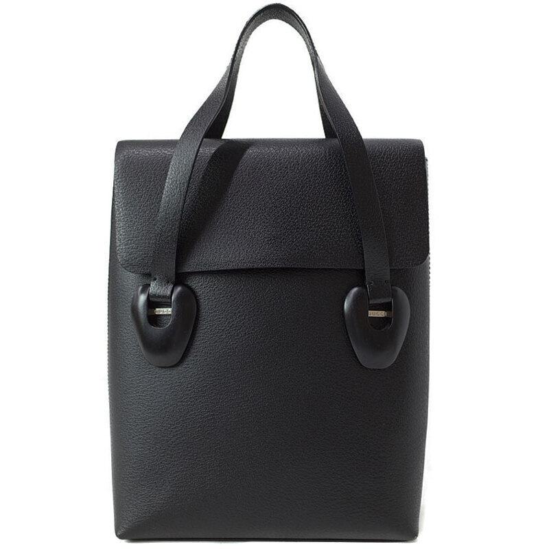 Gucci Leather Handbag Leather Black Gucci Leather Handbag Leather Black